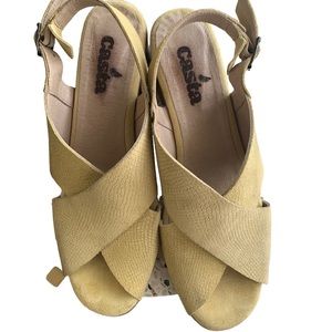 Casta suede leather sandal heels size 39 (8)